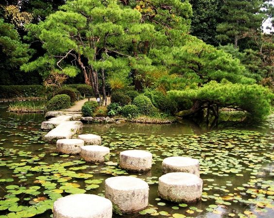 Stepping stones to a little garden of calm