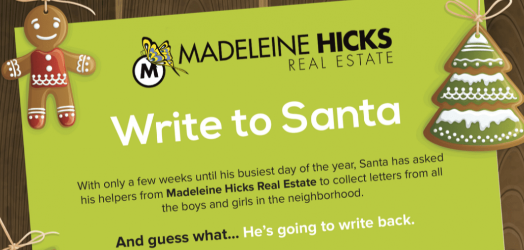 Madeleine Hicks write to santa
